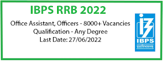 IBPS RRB Recruitment 2022 Apply Online 8106 Vacancies